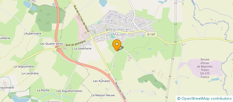 localisation de l'entreprise EARL LAMBERT JEAN PAUL  BEGROLLES-EN-MAUGES