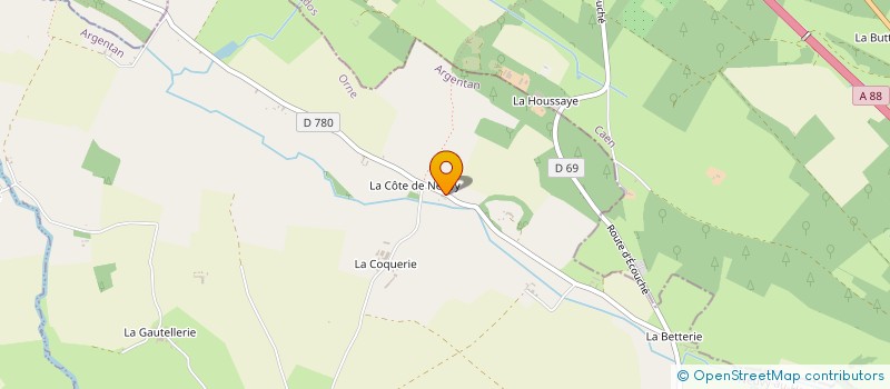 localisation de l'entreprise EARL LAMOTTE à NEUVY-AU-HOULME