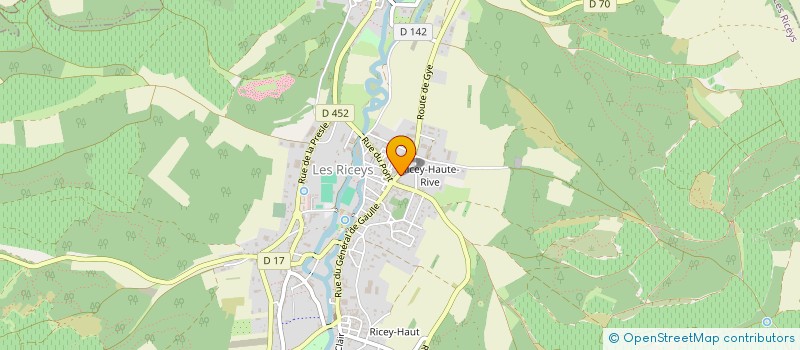 localisation de l'entreprise EARL LAMOUREUX VINCENT à LES RICEYS