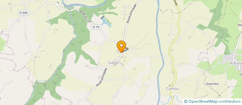 localisation de l'entreprise EARL LAN BIDE  GABAT