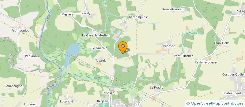 localisation de l'entreprise EARL LAN BLEN  CLEGUER