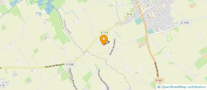 localisation de l'entreprise EARL LANCRY à HONDSCHOOTE