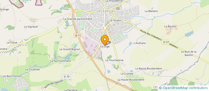 localisation de l'entreprise EARL LANDAISE à SAINT-MALO-DU-BOIS