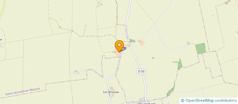localisation de l'entreprise EARL LANDAS à SAINT LEONARD EN BEAUCE
