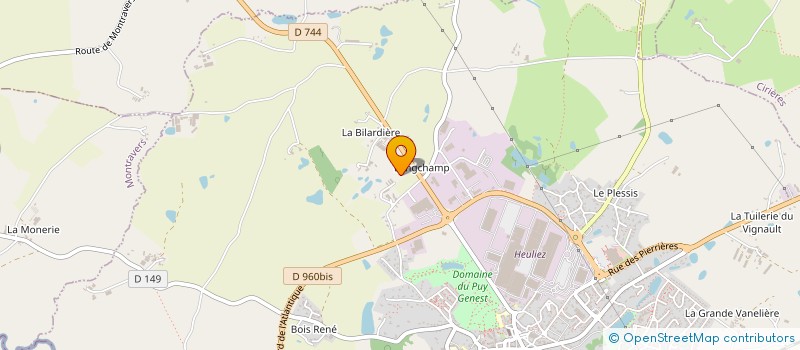 localisation de l'entreprise EARL LANDREAU  COMBRAND