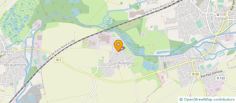 localisation de l'entreprise EARL LANGLET à AUBIGNY
