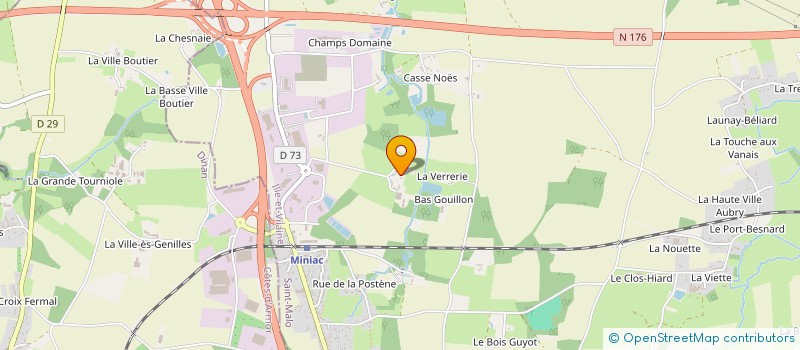 localisation de l'entreprise EARL LAP-RO à MINIAC-MORVAN