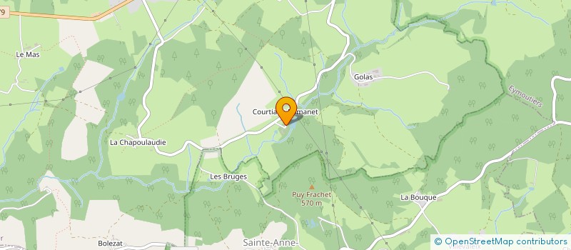 localisation de l'entreprise EARL LAPIERRE  NEUVIC-ENTIER