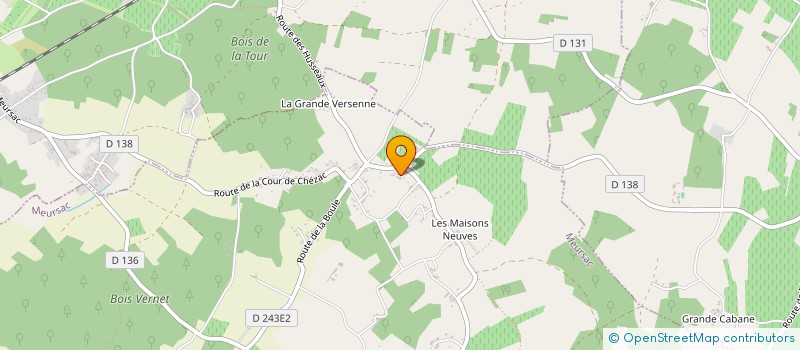 localisation de l'entreprise EARL LAPREE à MEURSAC