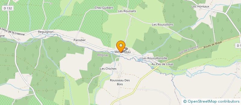 localisation de l'entreprise EARL LARREUR  VAL-DE-LIVENNE