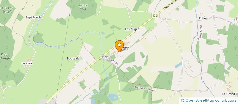 localisation de l'entreprise EARL LARUE DENIS  SAINT-JEANVRIN