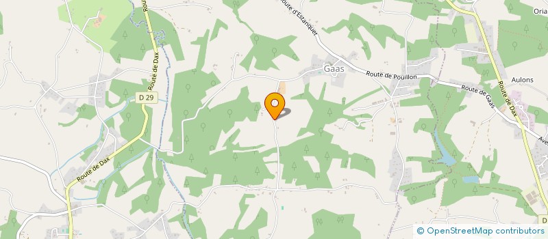 localisation de l'entreprise EARL LATAPPY  GAAS