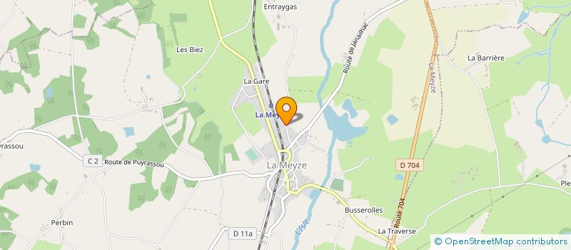 localisation de l'entreprise EARL LATOUILLE à LA MEYZE