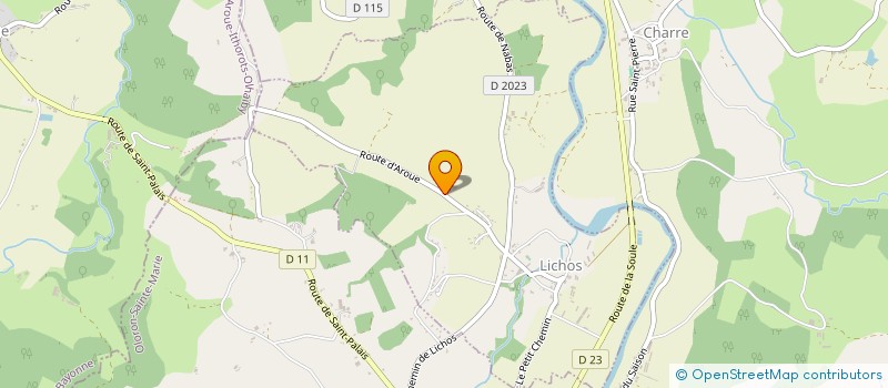 localisation de l'entreprise EARL LAUGA à LICHOS