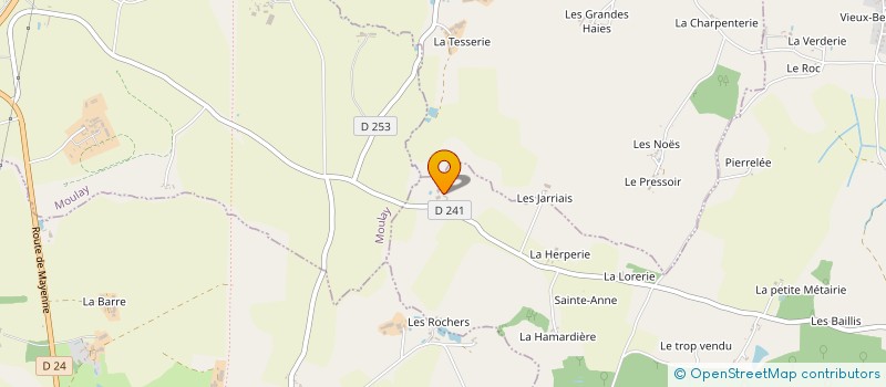 localisation de l'entreprise EARL LAUMONIER à BELGEARD