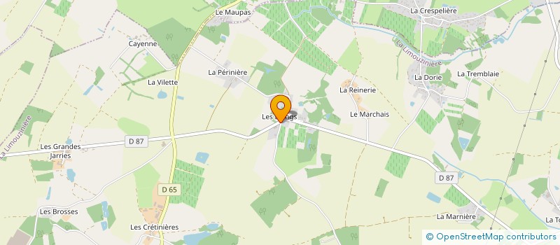 localisation de l'entreprise EARL LAUNAY à LA LIMOUZINIERE