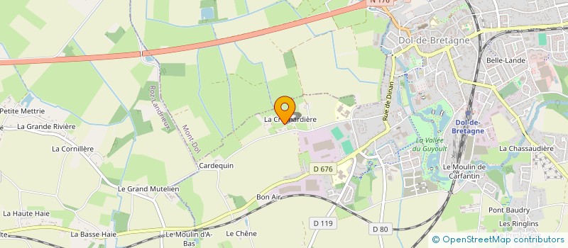 localisation de l'entreprise EARL LAUNAY BEGASSE à DOL DE BRETAGNE