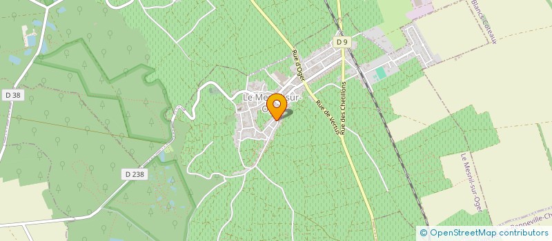 localisation de l'entreprise EARL LAUNOIS JEAN PIERRE  LE MESNIL-SUR-OGER