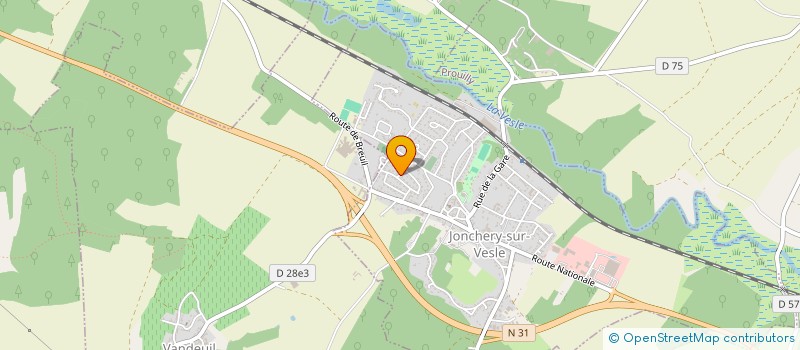 localisation de l'entreprise EARL LAURE MOULIN  JONCHERY-SUR-VESLE