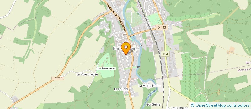 localisation de l'entreprise EARL LAURENCE LEGRAND à BAR-SUR-SEINE