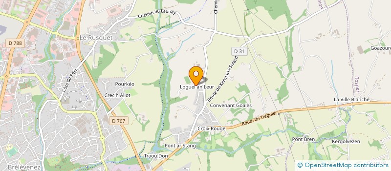localisation de l'entreprise EARL LAURENT à LANNION