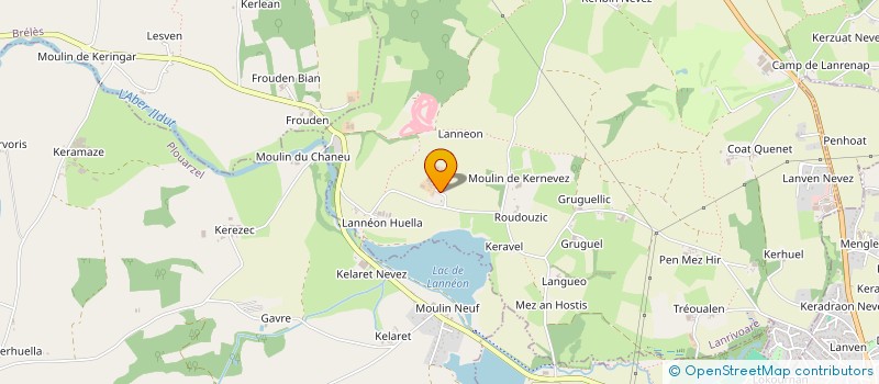 localisation de l'entreprise EARL LAURENT ABASQ  MILIZAC-GUIPRONVEL