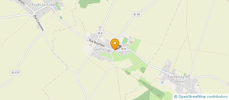 localisation de l'entreprise EARL LAURENT LEROY  VEXIN-SUR-EPTE