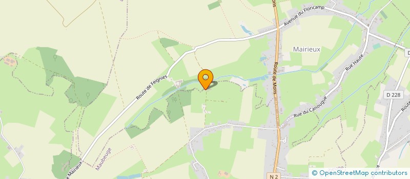 localisation de l'entreprise EARL LAUTE BJ  MAUBEUGE