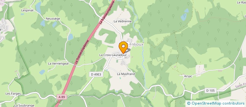 localisation de l'entreprise EARL LAVAL à VEYRIERES