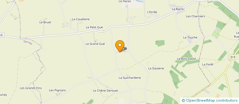 localisation de l'entreprise EARL LAVAU  SAINT-MARTIN-DES-BOIS