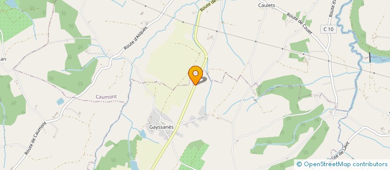 localisation de l'entreprise EARL LAVERGNE-BOURBON  SAINT-ARROUMEX