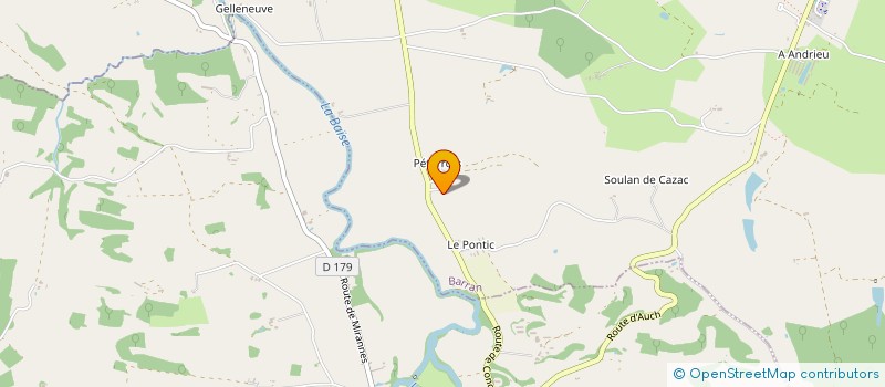 localisation de l'entreprise EARL LAVOCAT à BARRAN