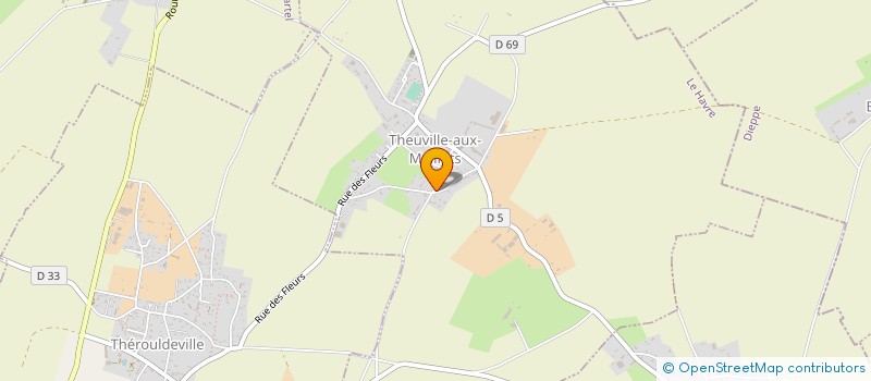 localisation de l'entreprise EARL LAVOIPIERE  THEUVILLE-AUX-MAILLOTS