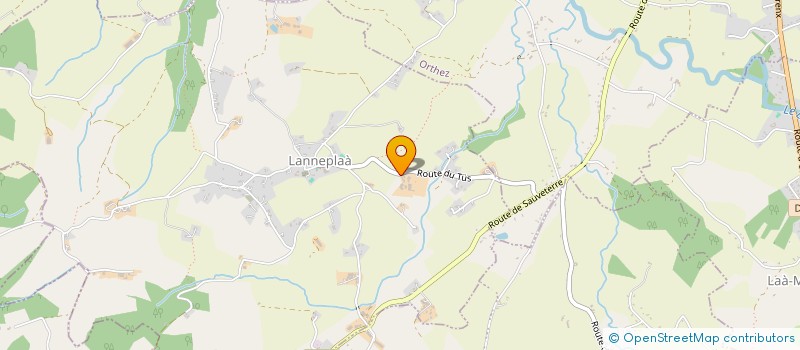 localisation de l'entreprise EARL LAYAA  LANNEPLAA