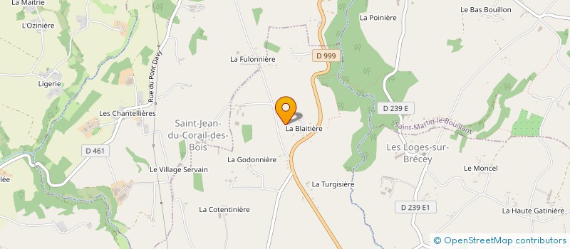 localisation de l'entreprise EARL LB AVICOLE à LES CRESNAYS