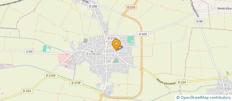 localisation de l'entreprise EARL LE BAYARD  CHAVAROUX