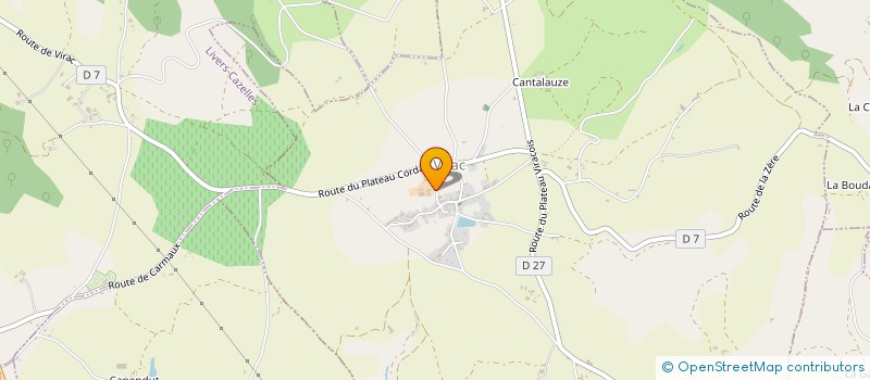 localisation de l'entreprise EARL LE BESCAN à VIRAC