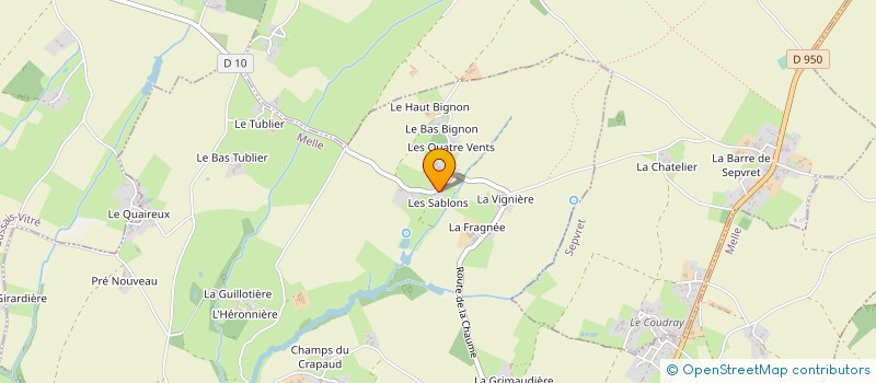 localisation de l'entreprise EARL LE BIGNON à VANCAIS