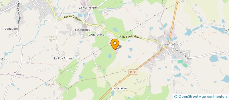 localisation de l'entreprise EARL LE BIO PUY à COURLAY