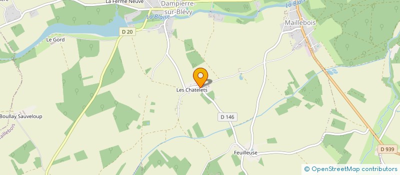 localisation de l'entreprise EARL LE BLEVEC à MAILLEBOIS