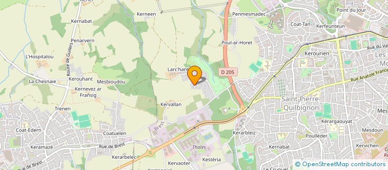 localisation de l'entreprise EARL LE BLOAS à BREST