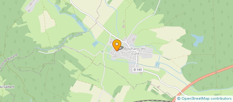 localisation de l'entreprise EARL LE BOCHET à BOUHANS-LES-LURE