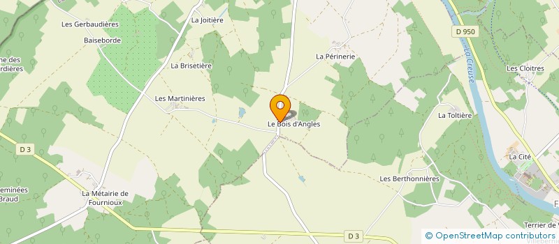 localisation de l'entreprise EARL LE BOIS D'ANGLES à LURAIS