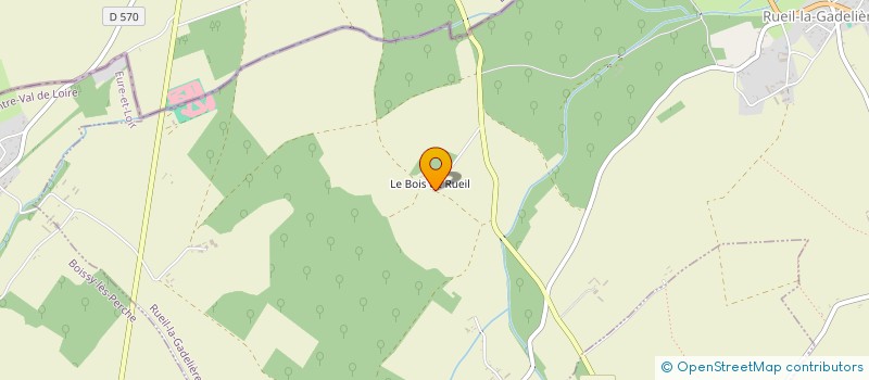 localisation de l'entreprise EARL LE BOIS DE RUEIL à RUEIL-LA-GADELIERE