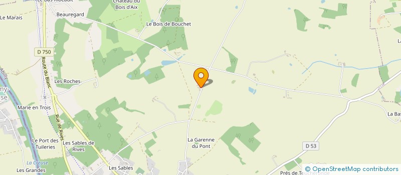 localisation de l'entreprise EARL LE BOIS MESLIN  ABILLY