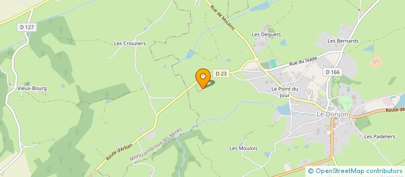 localisation de l'entreprise EARL LE BOIS ROND  LIERNOLLES