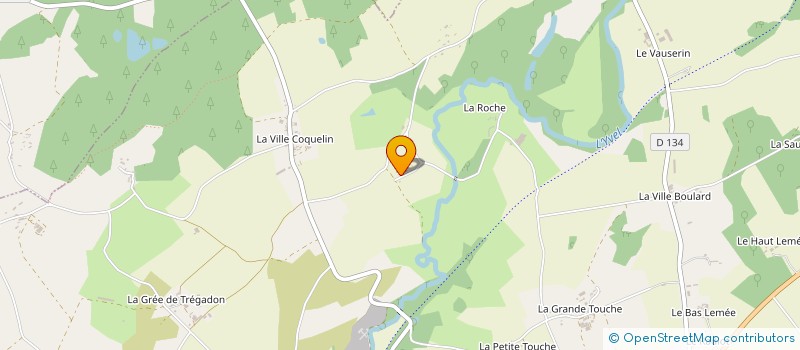 localisation de l'entreprise EARL LE BORGNE  NEANT-SUR-YVEL