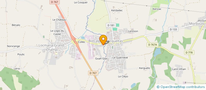 localisation de l'entreprise EARL LE BOTSCAVE  GRAND-CHAMP