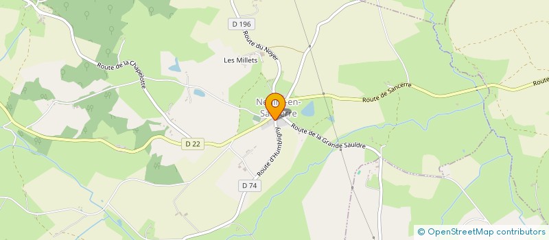 localisation de l'entreprise EARL LE BOURG  NEUVY-DEUX-CLOCHERS