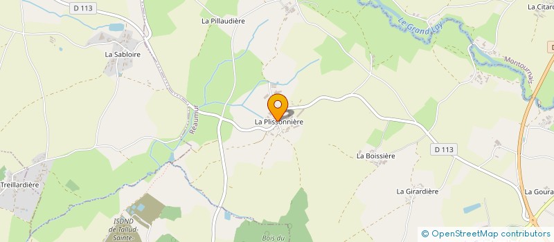 localisation de l'entreprise EARL LE BRULE à REAUMUR